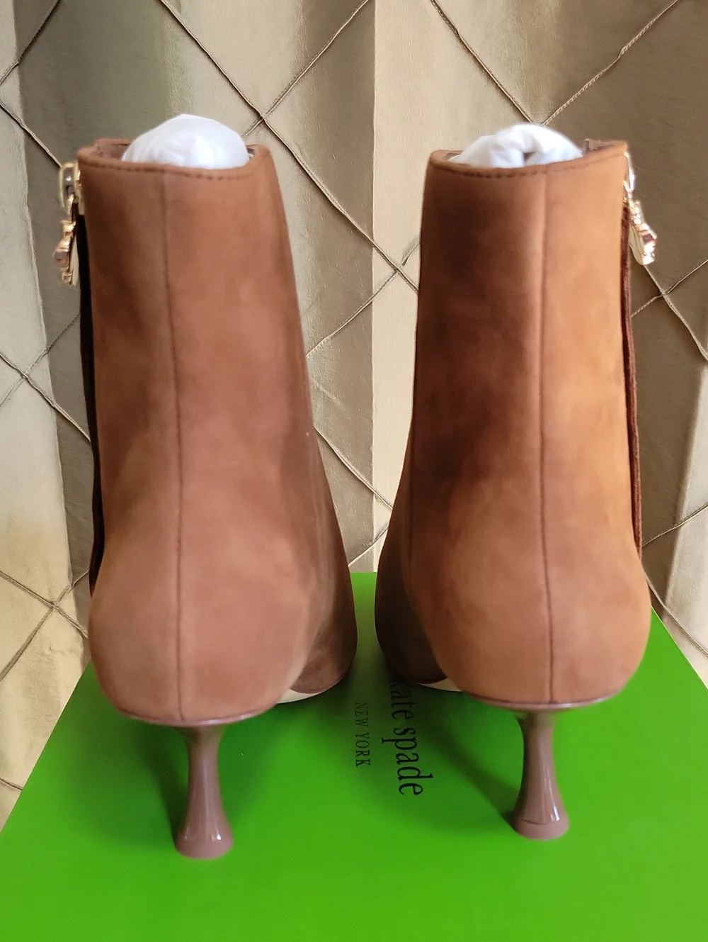 NWT- Kate Spade ‘Adele’ Suede Kitten Heel Ankle Bootie